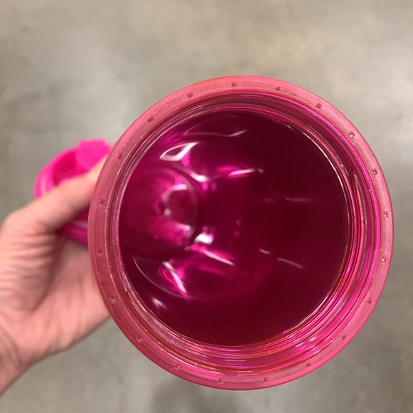 Starbucks Ribbon Swirl Hot Pink Travel Coffee Mug - Picture 5 of 5
